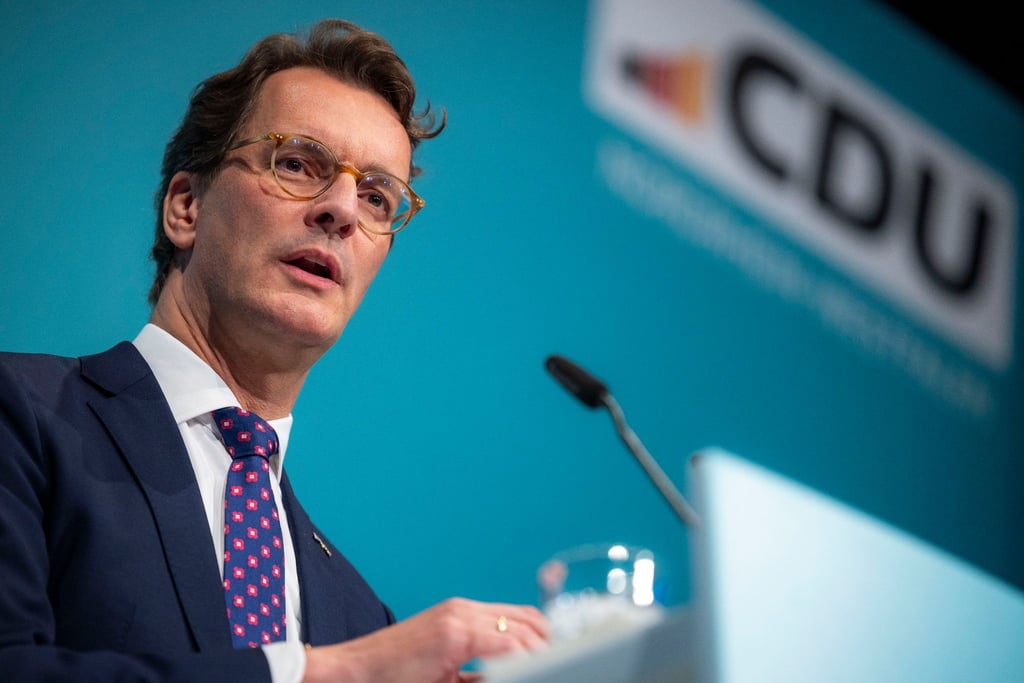 Hendrik Wüst (CDU) spricht beim Landesparteitag der CDU Nordrhein-Westfalen.