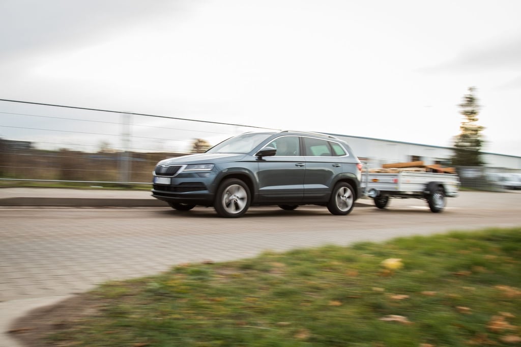 Zur mehr Fahrstabilität beim Transport mit einem Anhänger sollte die erlaubte Stützlast nach Möglichkeit ausgenutzt werden.