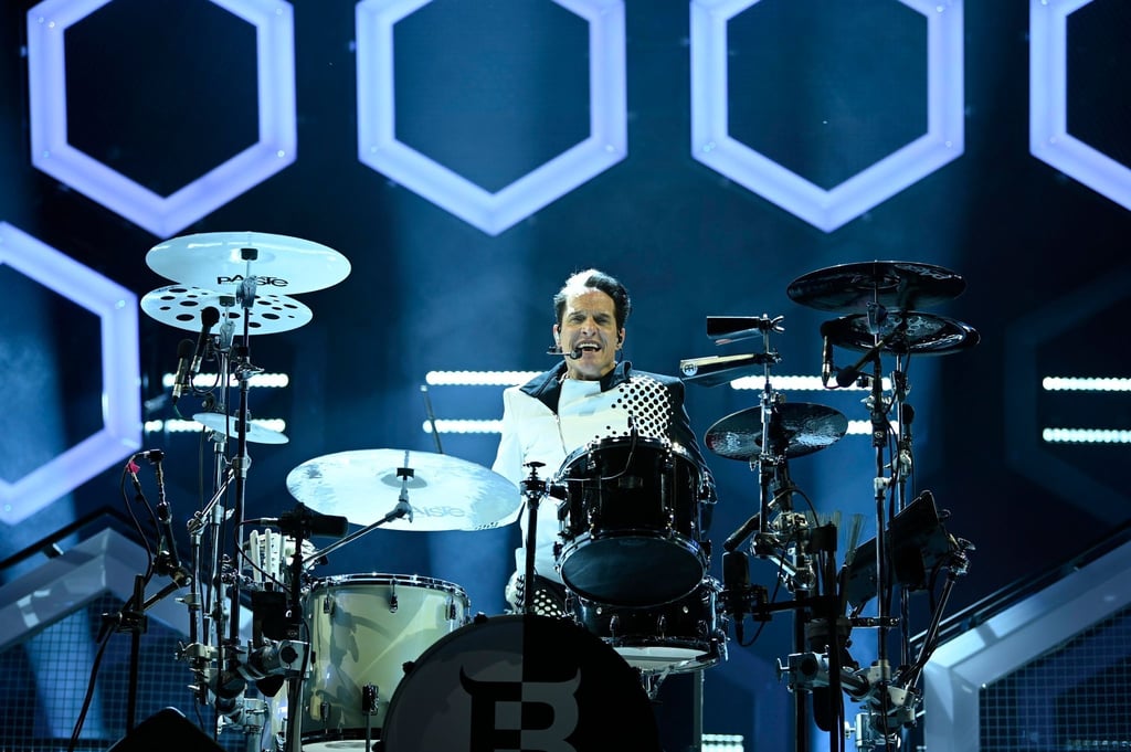 Bela B. von der Band Die Ärzte spielt beim Southside Festival.