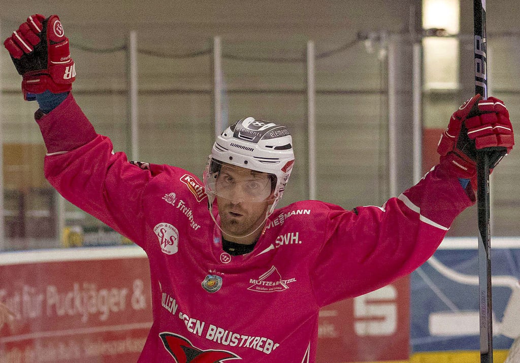 Brett Perlini hat in acht Spielen zwölf Torbeteiligungen für die Saale Bulls gesammelt. 