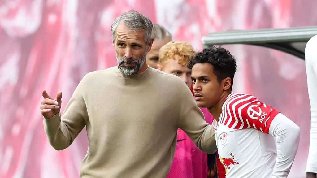 Marco Rose erwartet von Fabio Carvalho bei RB Leipzig eine Steigerung.