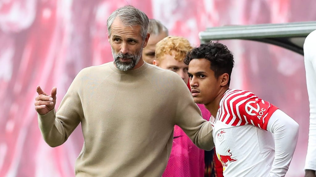 Marco Rose erwartet von Fabio Carvalho bei RB Leipzig eine Steigerung.