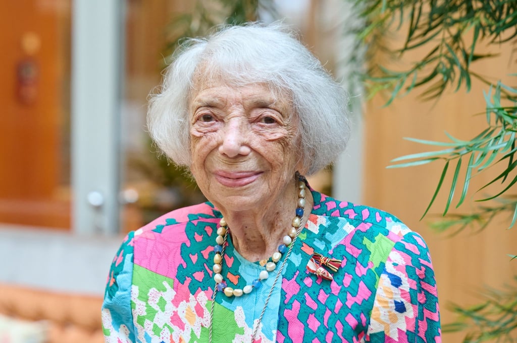 Die deutsche Holocaust-Überlebende Margot Friedländer in Berlin.