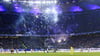 Feuerwerk beim Zweitliga-Topspiel zwischen Hamburger SV und 1. FC Magdeburg: Die FCM-Fans hatten reichlich Pyro gezündet.