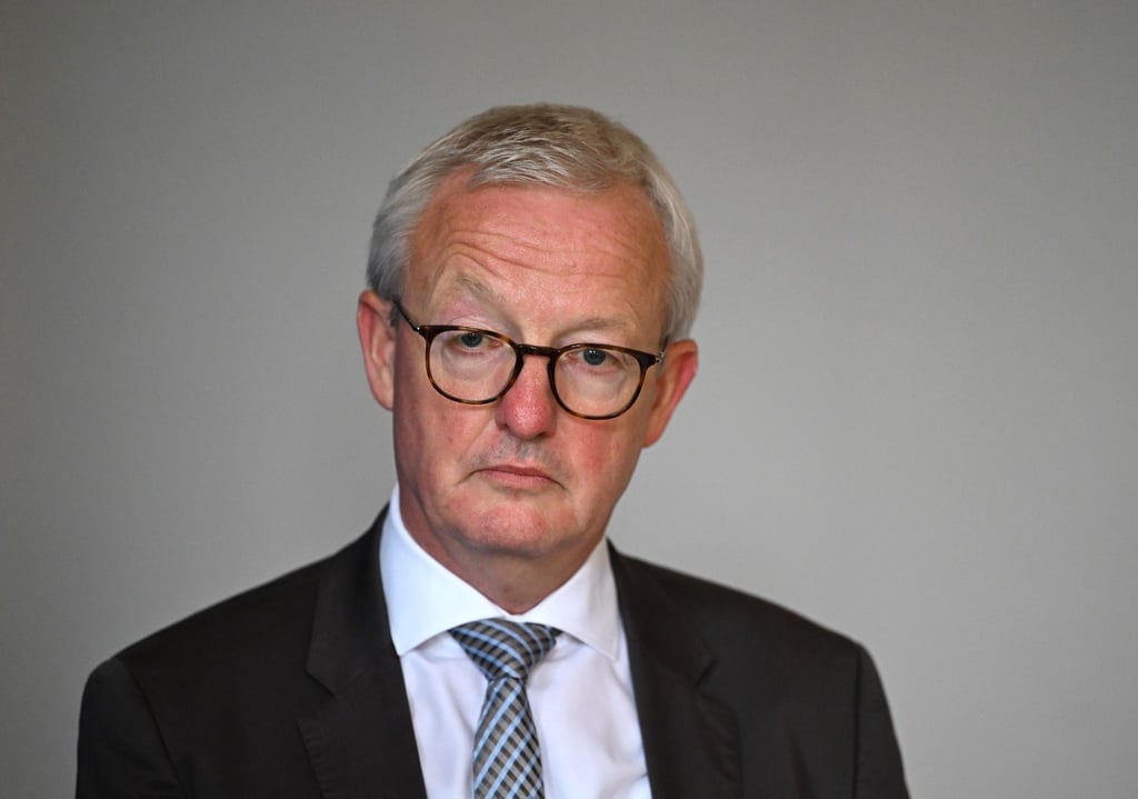Guido Beermann (CDU), Brandenburger Minister für Infrastruktur und Landesplanung nach einer Sitzung.