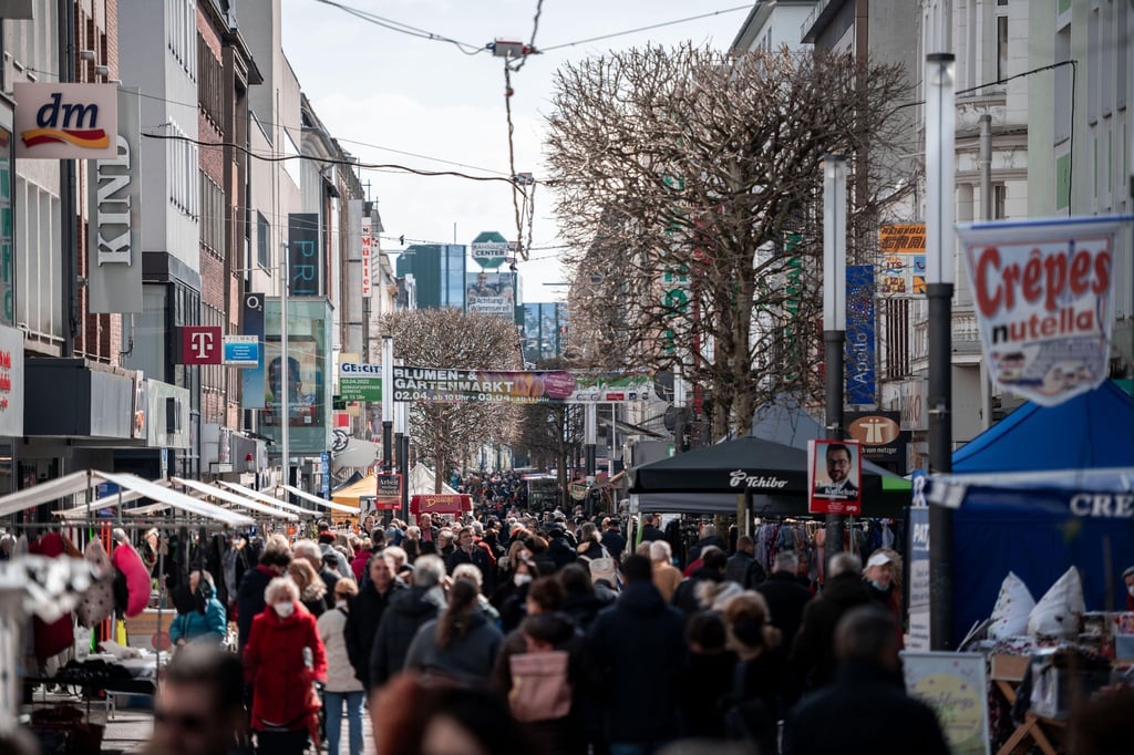 Verkaufsoffener Sonntag in der Gelsenkirchner Innenstadt.
