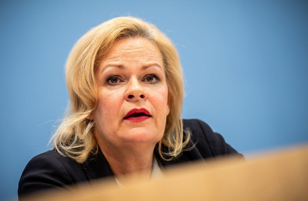 Nancy Faeser (SPD), Bundesministerin des Innern und Heimat.