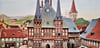 Es war einmal: Wernigerodes Rathaus  auf einer Postkarte von 1908.