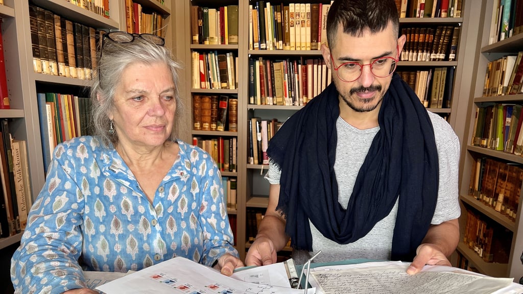 Candy Ballantyne und Magid El-Bushra sind aus England in Bernburg zu Gast, um ein Familienrätsel zu lösen.