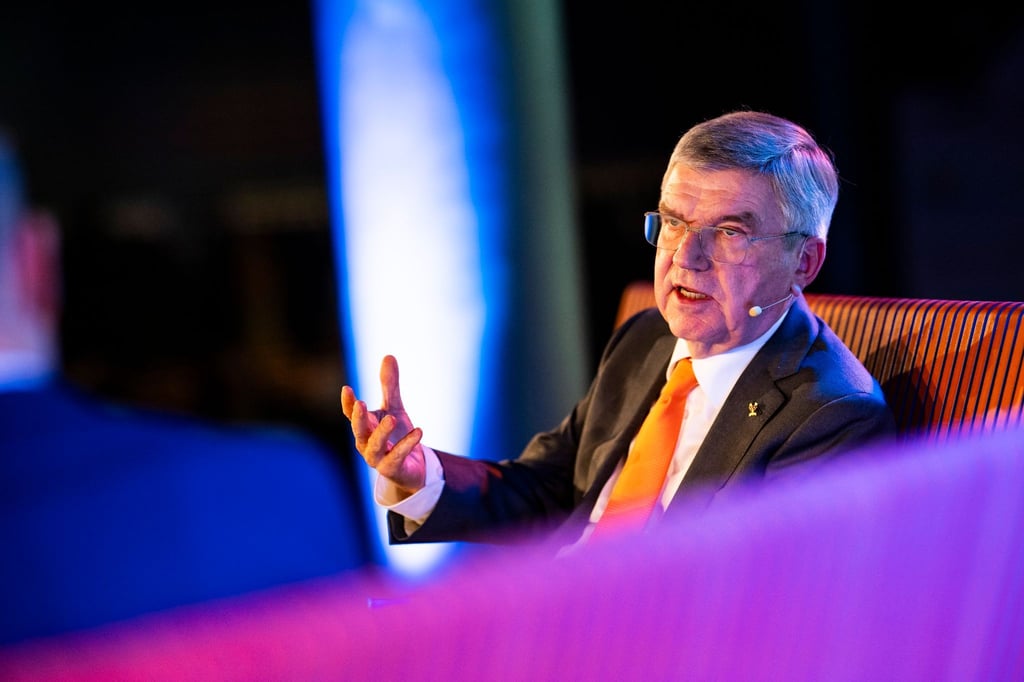 IOC-Präsident Thomas Bach als Gast des Stuttgarter Sportgesprächs.