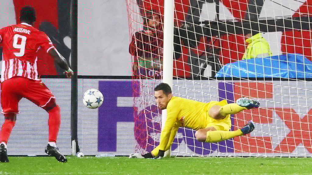 Held im Regen von Belgrad: Katze Janis Blaswich klärt aus kürzester Distanz.