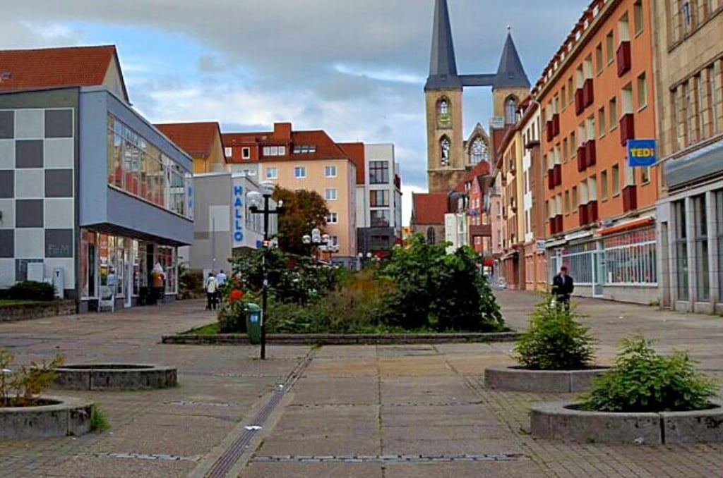 Blick auf den Breiten Weg in Halberstadt. Foto: