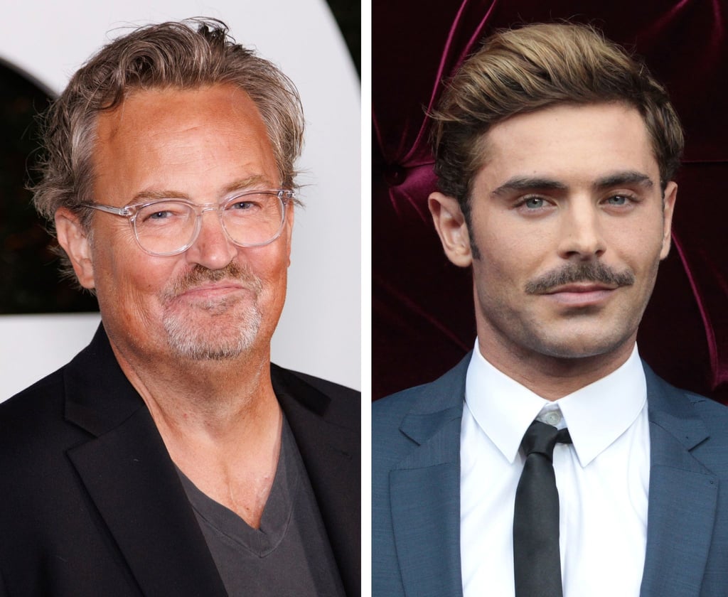 Matthew Perry (l) hat Medienberichten zufolge kurz vor seinem Tod gesagt, dass er in einer Filmbiografie gerne von Zac Efron gespielt werden würde.