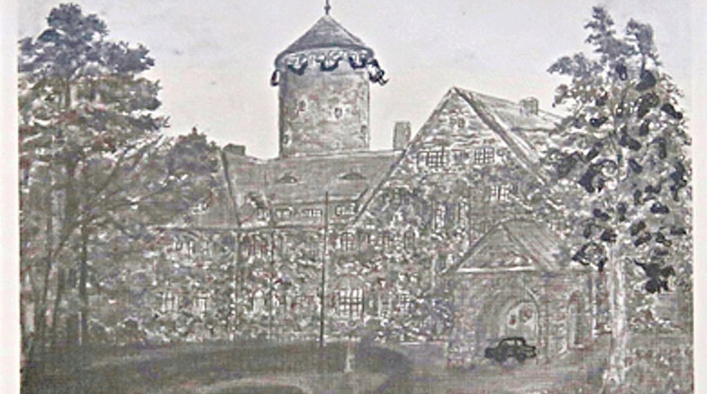 Eins Stück Schulgeschichte: Für diese Ansicht von Schloss Wendgräben sucht der Freundeskreis einen Käufer.
