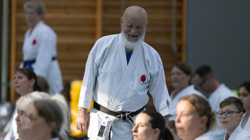 Sensei Ochi bei dem Training in Magdeburg.