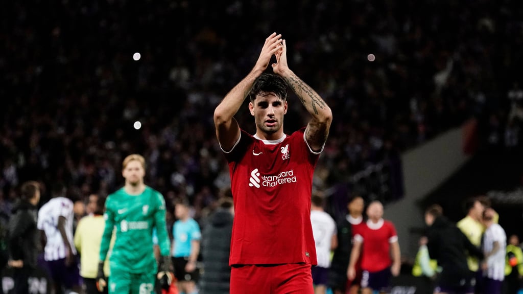 Dominik Szo^boszlai ist in Liverpool durchgestartet.