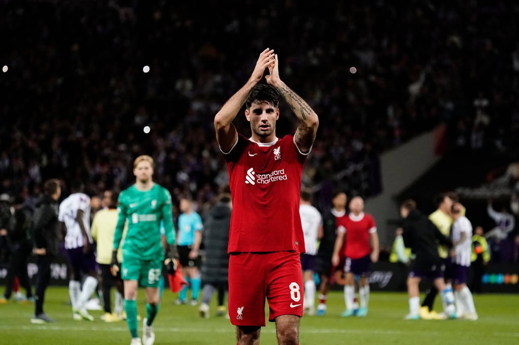 Dominik Szo^boszlai ist in Liverpool durchgestartet.