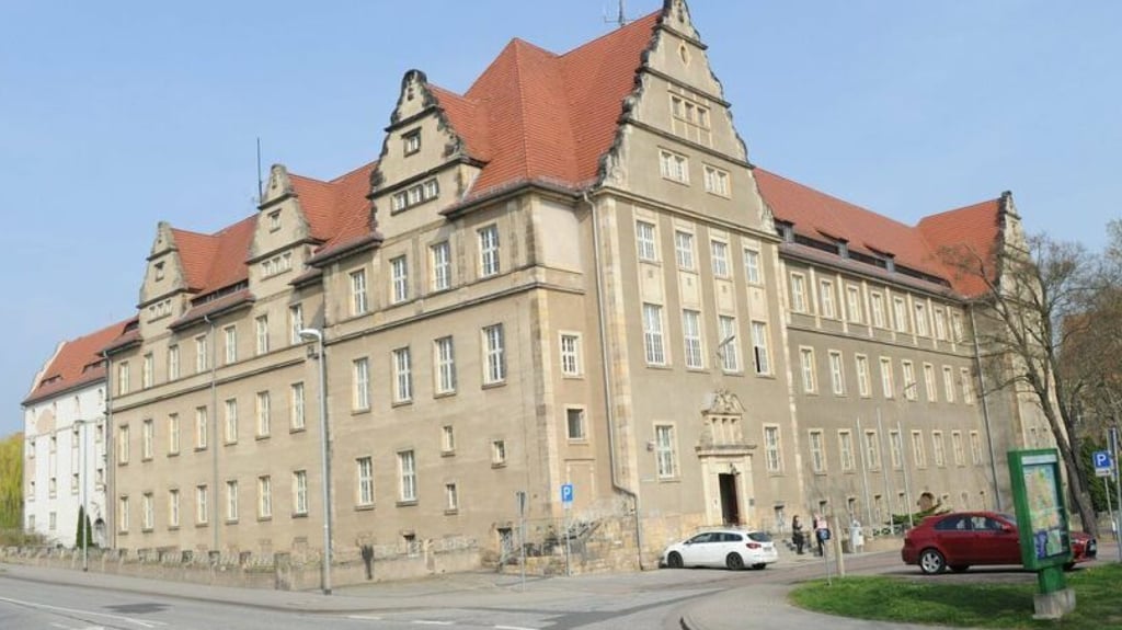 Blick auf das Amtsgericht in Eisleben