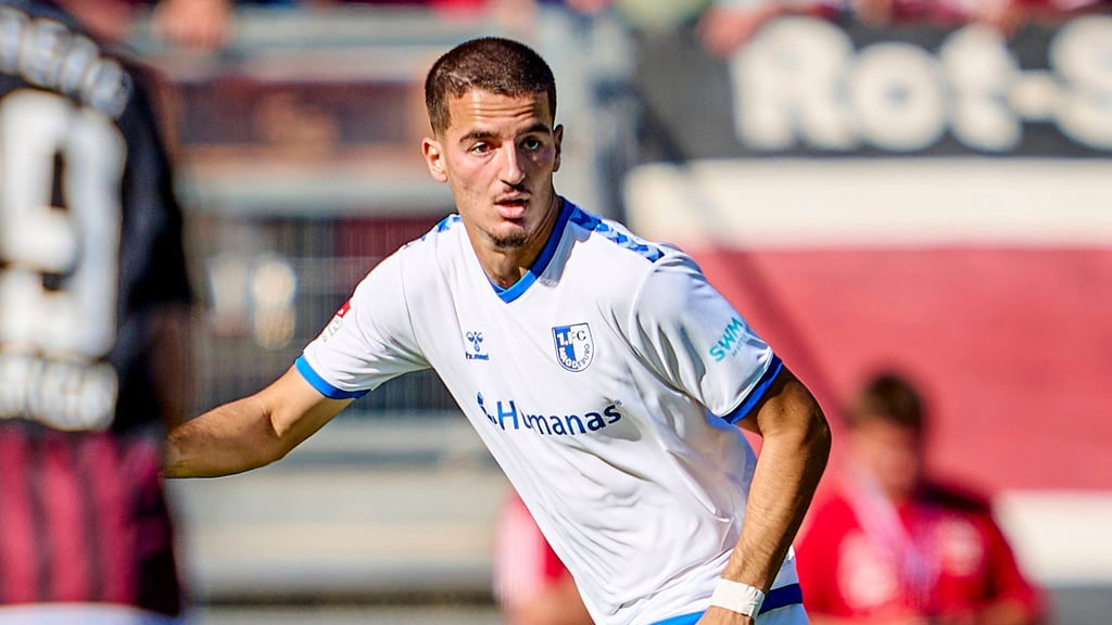 Andi Hoti ist für das Heimspiel des 1. FC Magdeburg gegen Hansa Rostock fraglich.