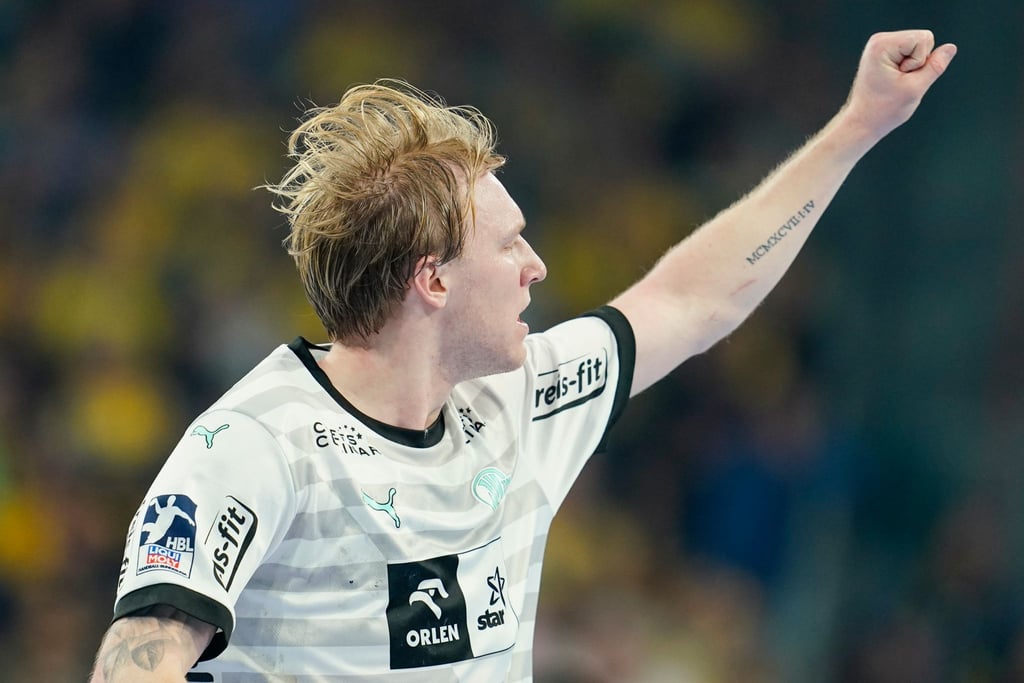 Eric Johansson siegte mit dem THW Kiel bei den Rhein-Neckar Löwen.