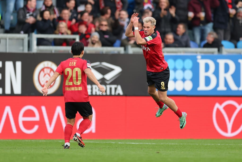 Thijmen Goppel brachte Wehen Wiesbaden gegen den FCK zurück ins Spiel.