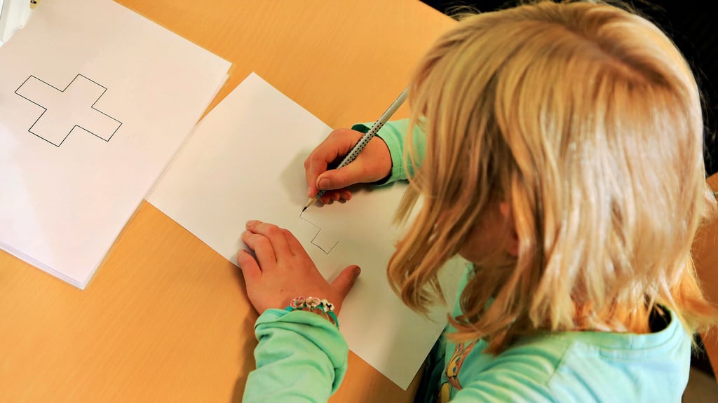 Bei der Schuleingangsuntersuchung werden die Fähigkeiten der Kinder untersucht sowie zum Beispiel ein Seh- und Hörtest durchgeführt.