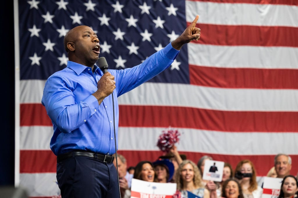 Der republikanische US-Senator Tim Scott hatte seine Bewerbung im Mai verkündet - nun gibt er auf.