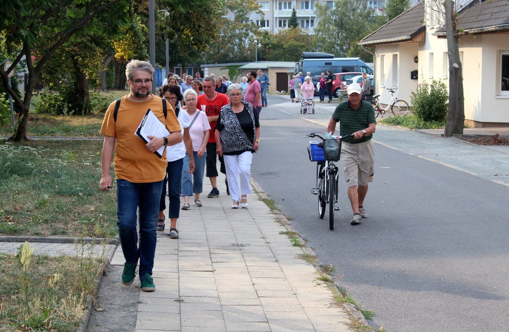 Der vorerst letzte Stadtteilspaziergang in Haldensleben im Rolandgebiet im Jahr 2018.