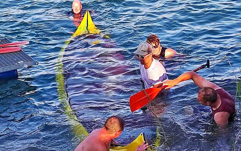 Im vergangenen Sommer hatte das Dickboot quasi seine Taufe, als es infolge einer kleinen Disziplinlosikeit unterging.