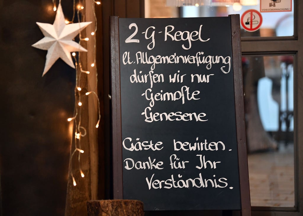 Einschränkungen während der Corona-Pandemie für die Wirtschaft in Thüringen - hier ein Restaurant.