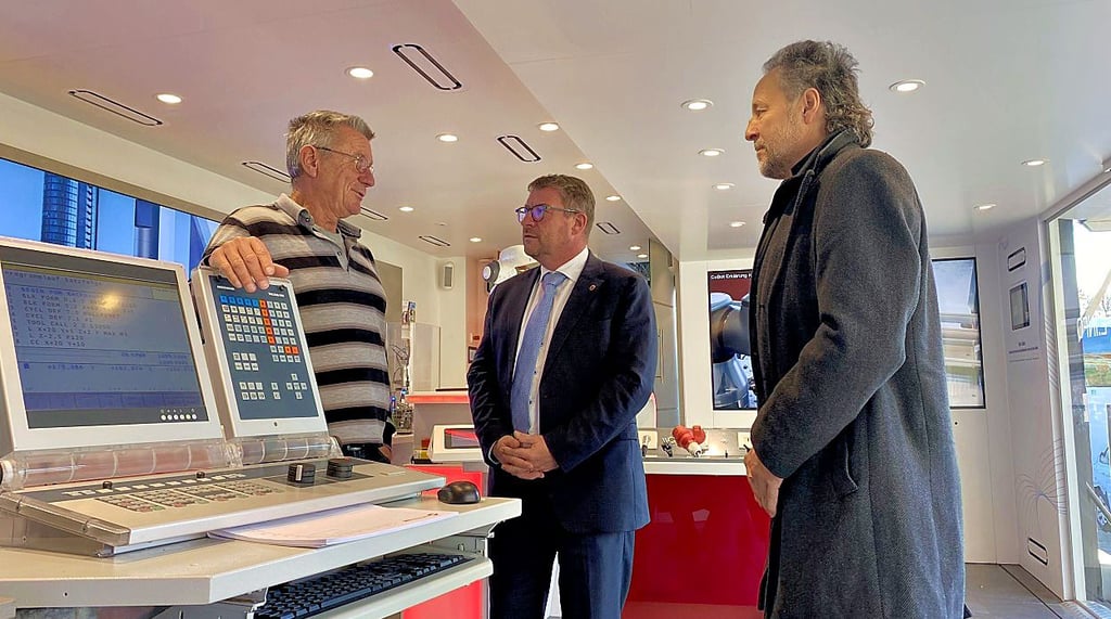Andreas Oswald im Gespräch mit Bert Knoblauch und Sven Ellert.
