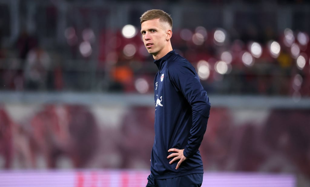 Dani Olmo ließ sich vor der Kamera die Fäden ziehen.
