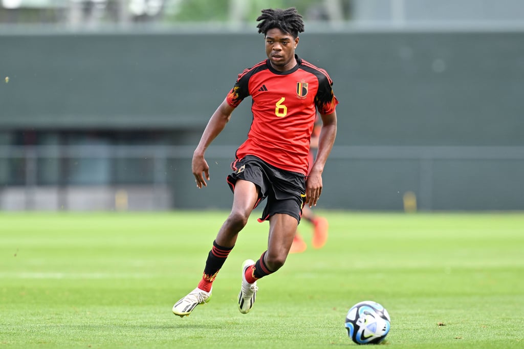 Belgiiens Masanka Bungi hier bei einem Freundschaftsspiel gegen Irland.