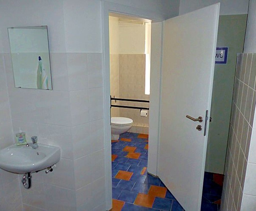 Im Dorfstübchen Welbsleben ist mit Hife von Fördermitteln die WC-Anlage saniert worden.