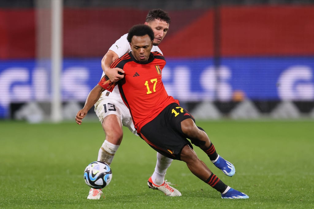 Lois Openda ist mit Belgien auf Länderspielreise.