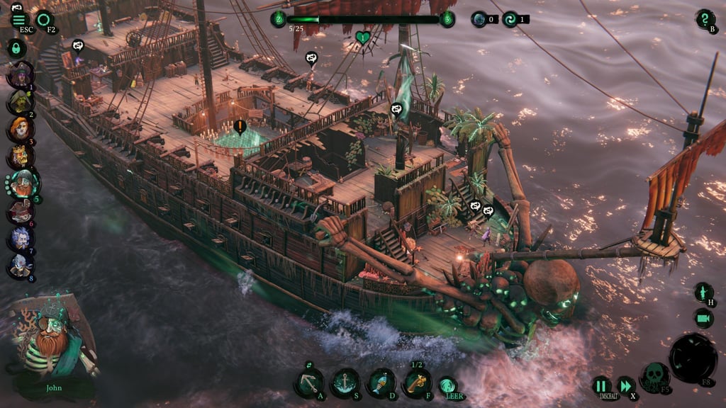 Ahoi: In „Shadow Gambit: The Cursed Crew“ findet man sich auf einem Geisterschiff wieder, das von einer übernatürlichen Besatzung wieder zum Leben erweckt wurde.