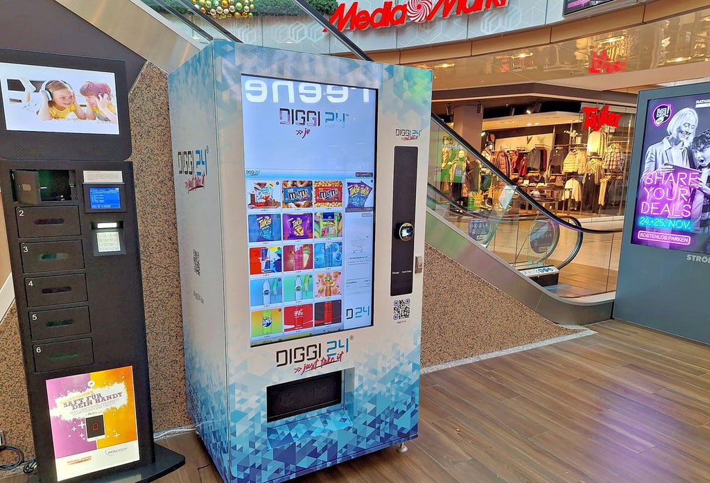 Dieser Snackautomat steht seit dem Sommer im Rathauscenter.