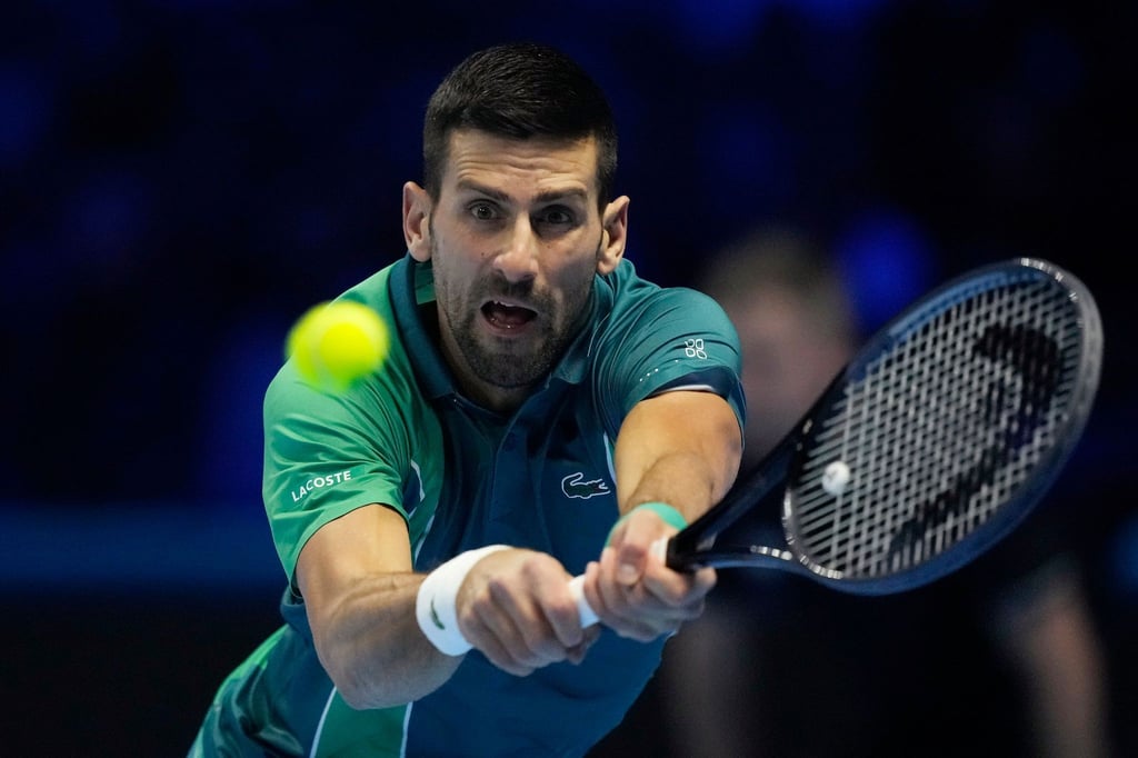 Novak Djokovic ist bei den ATP-Finals in Turin im Halbfinale.