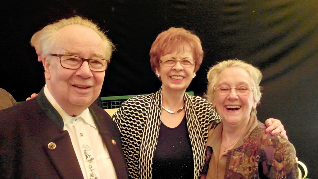 Wittenberger Theater-Urgesteine: Klaus Hofmann, Karin Freydank (Mitte) und Barbara Schubart im Jahre 2017