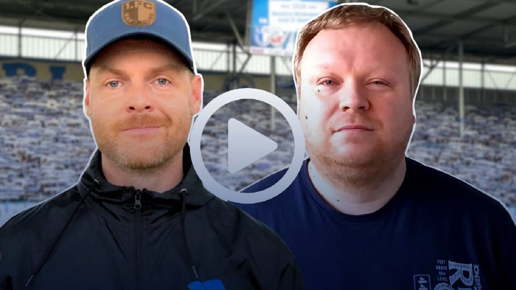 Alexander Schnarr (l.) und Thomas Haufe gründeten 2016 den FCM-Podcast "Nur der FCM!".