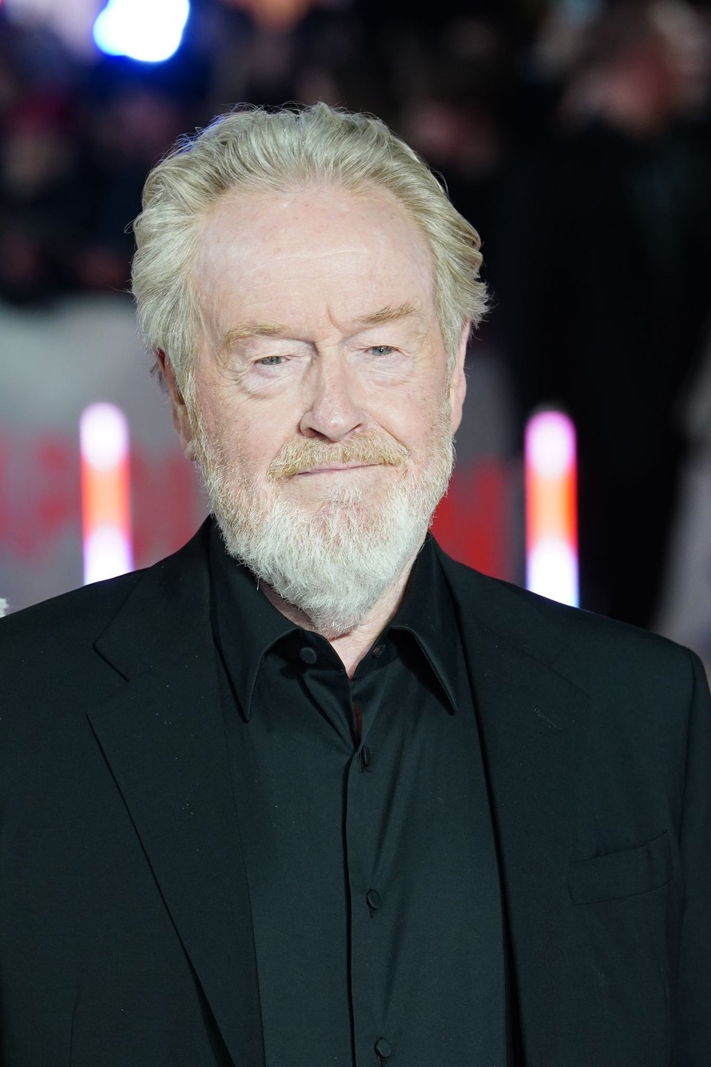 Regisseur Ridley Scott bei der Premiere seines Films „Napoleon“ in London.
