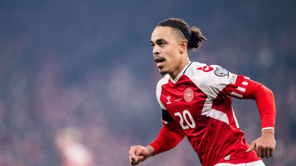 Yussuf Poulsen hat sich für die EM in Deutschland qualifiziert.