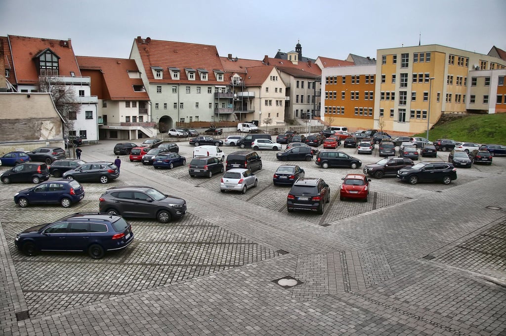 Symbolfoto - Blick auf Teile der Innenstadt von Sangerhausen.