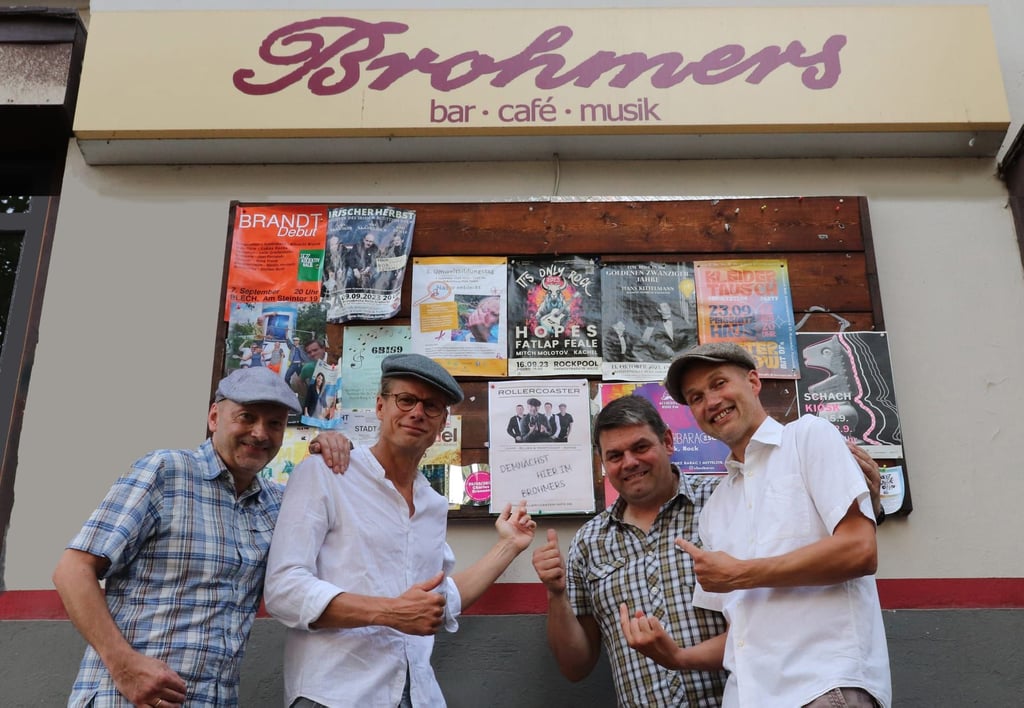Die "Rollercoaster" bringen 50er-Jahre-Flair ins Brohmers.