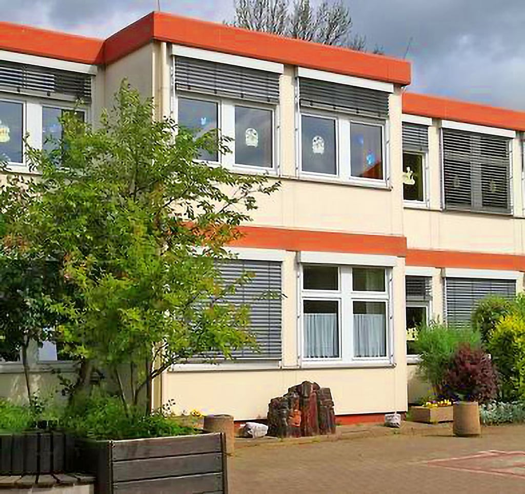 Blick auf die Grundschule in Kelbra.