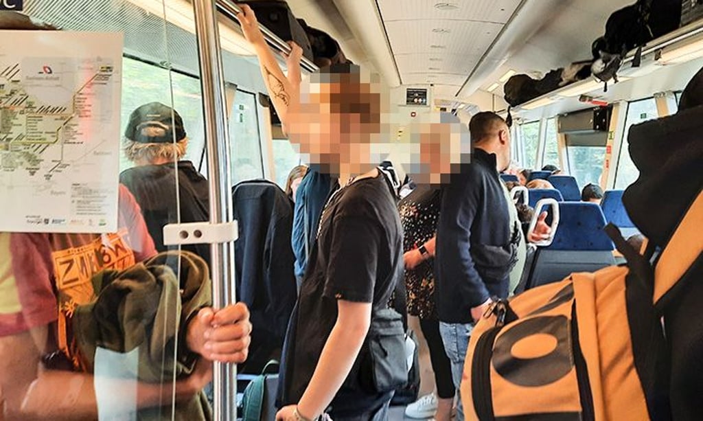 Dieses Bild bot sich bei Probefahrt Ende September.