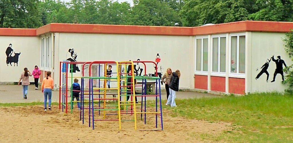 Der Container der Lessingschule soll ersetzt werden.