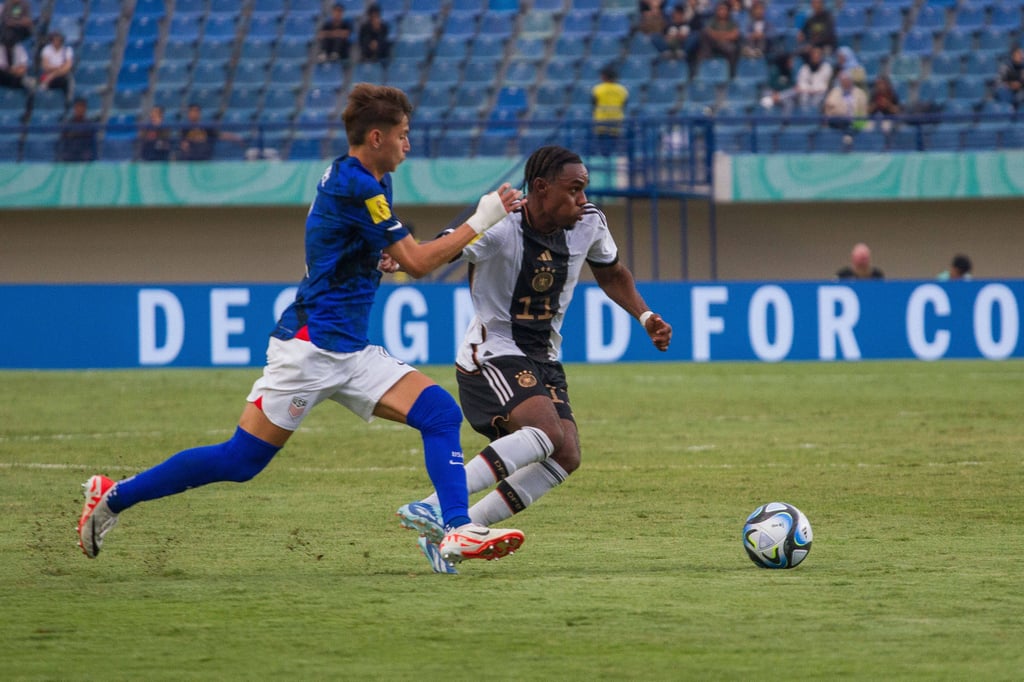 Deutschlands U17-Nationalmannschaft hat das WM-Viertelfinale erreicht.