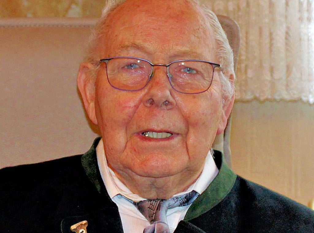 Peter Jaenicke singt seit 70 Jahren aktiv im Chor mit. Eine wahrlich seltene Leistung.