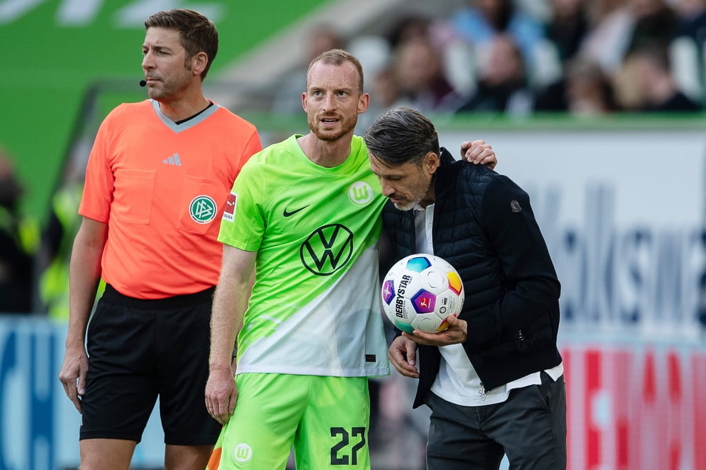 Maximilian Arnold mit Niko Kovac.